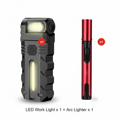Lumitrax™ - Linterna EDC magnética con cabeza giratoria