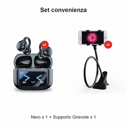 Sonivra™ – Auricolari Wireless con Schermo LCD