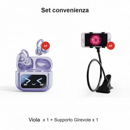 Sonivra™ – Auricolari Wireless con Schermo LCD