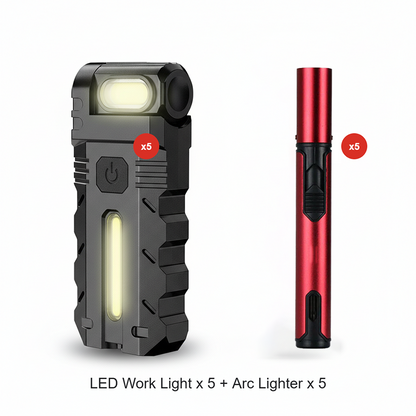 Lumitrax™ - Linterna EDC magnética con cabeza giratoria