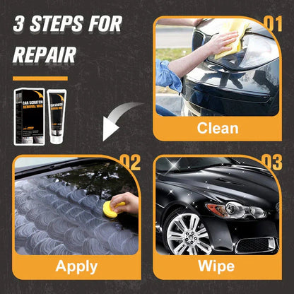 AutoLustre™ - Pasta para reparación de arañazos con kit de pulido | 1+1 GRATIS