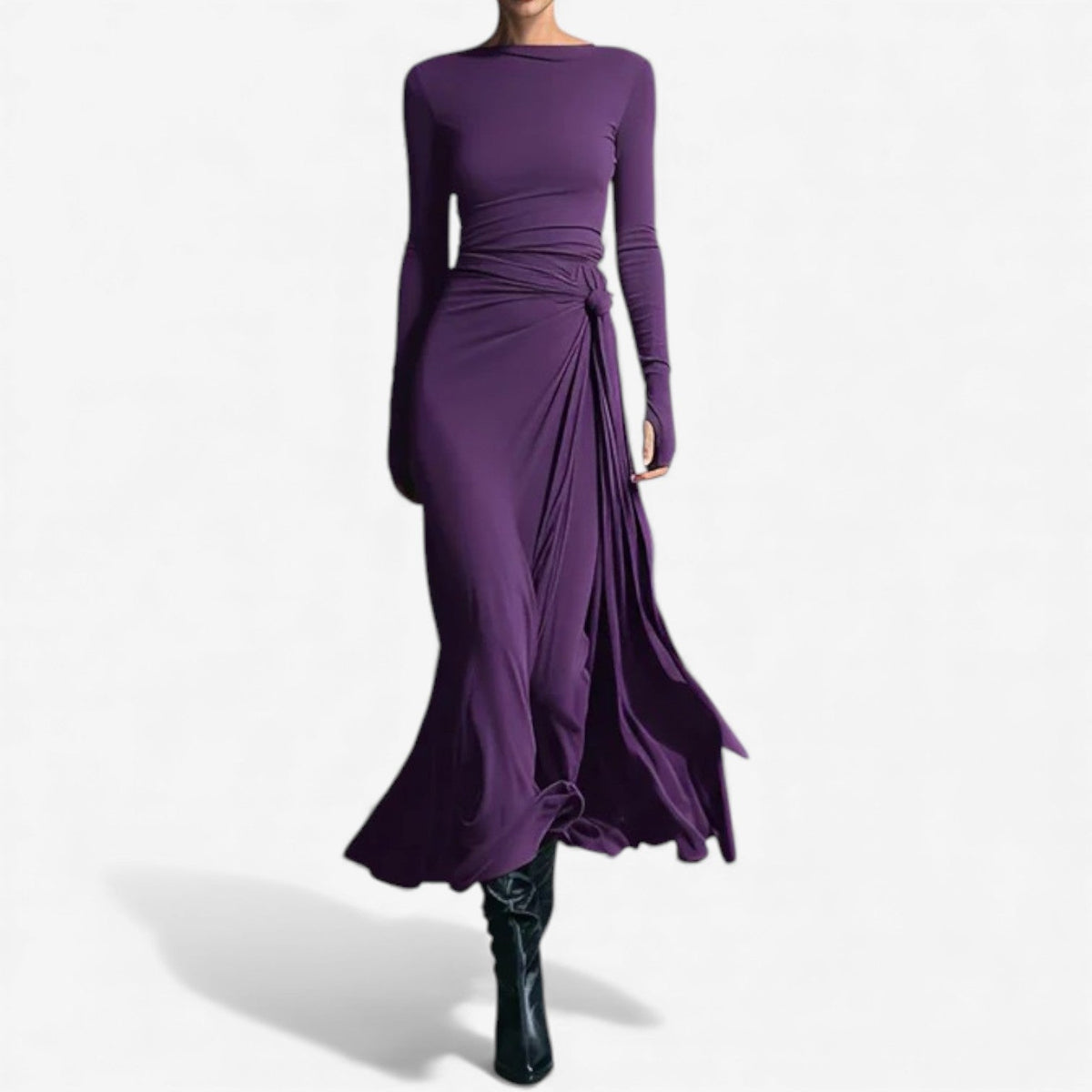Velmira™ | Abito Lungo Elegante da Donna con Linea Fluida