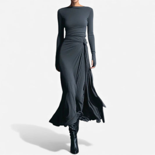 Velmira™ | Abito Lungo Elegante da Donna con Linea Fluida
