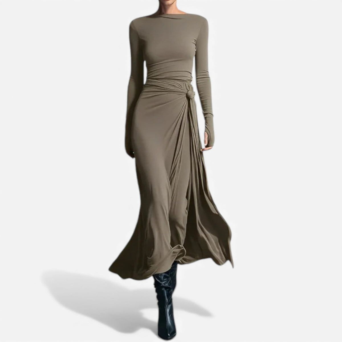 Velmira™ | Abito Lungo Elegante da Donna con Linea Fluida