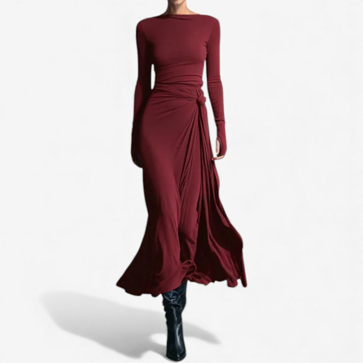 Velmira™ | Abito Lungo Elegante da Donna con Linea Fluida
