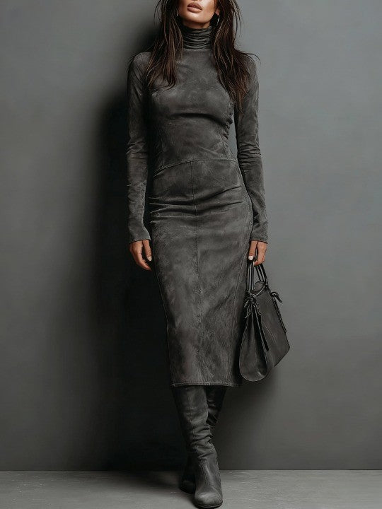 Vestido Midi SuedeContour™