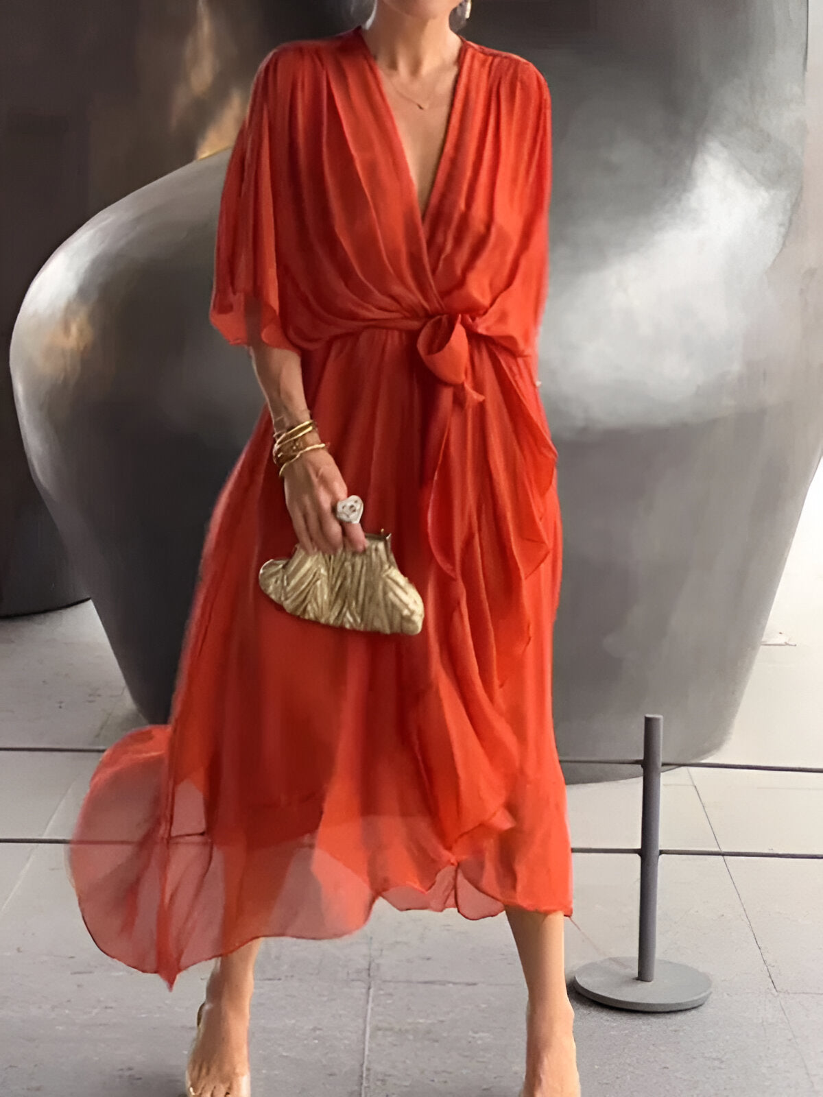 Monica - Vestido de gasa