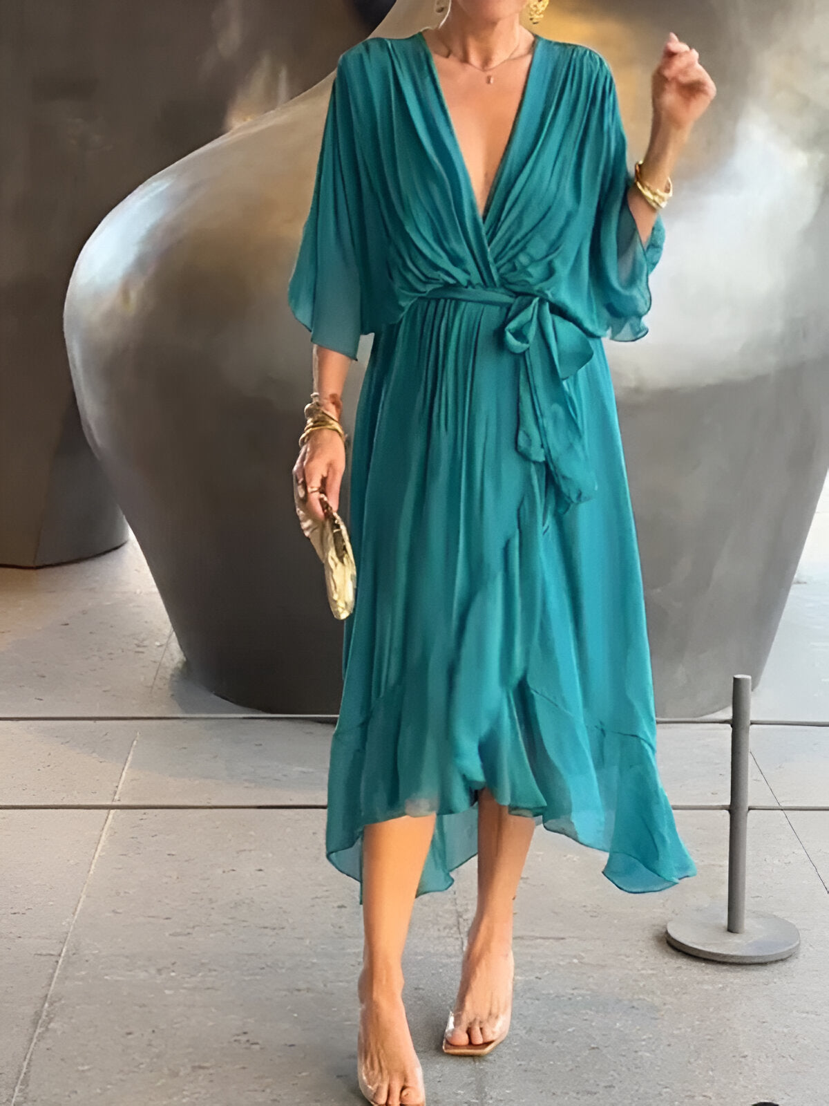 Monica - Vestido de gasa