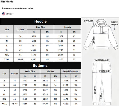 Nordiven™ | Set Hoodie & Pantaloni Uomo con Stampa Moderna