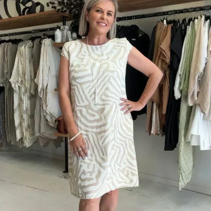 Vestido fluido Solena™ – Stijlvol, Comfortabel y Vakantieproof