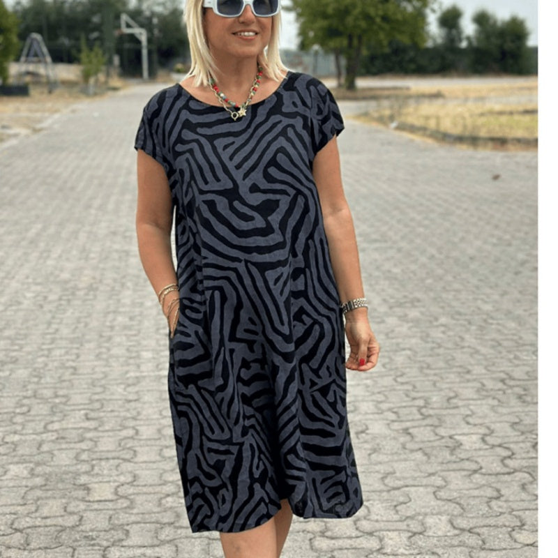 Vestido fluido Solena™ – Stijlvol, Comfortabel y Vakantieproof