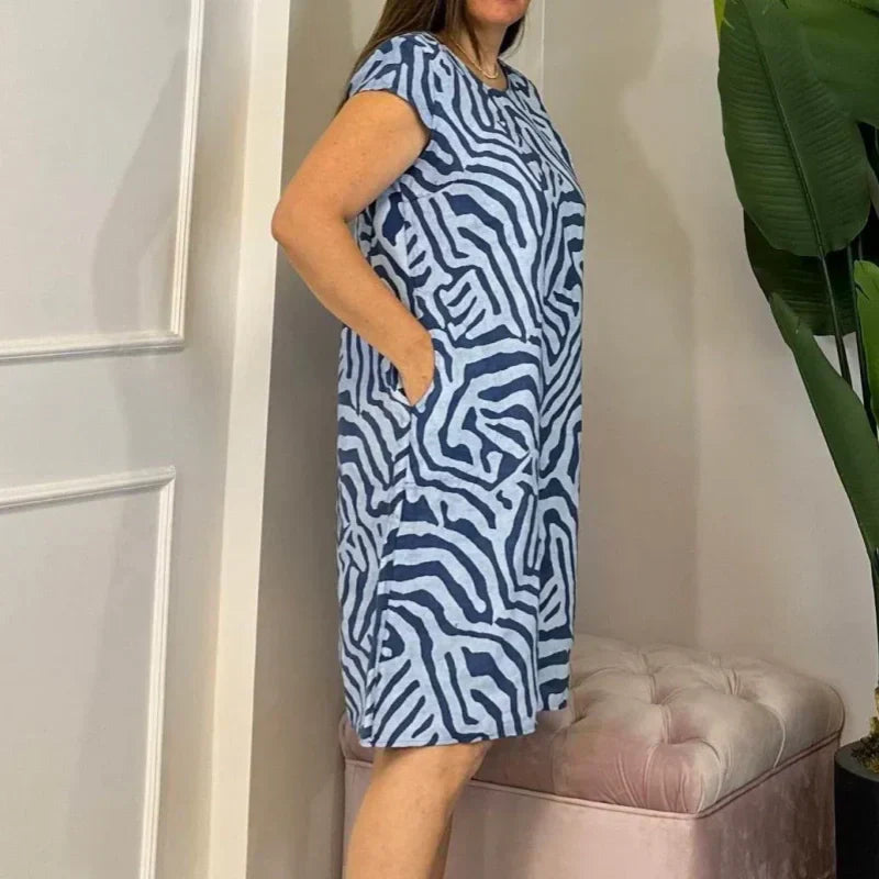 Vestido fluido Solena™ – Stijlvol, Comfortabel y Vakantieproof