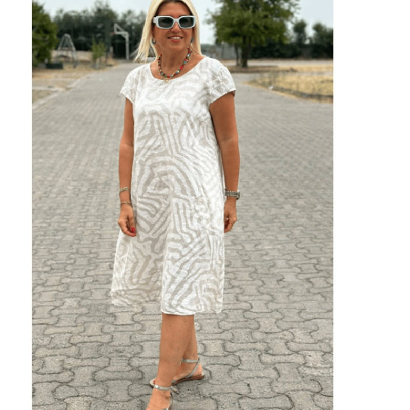 Vestido fluido Solena™ – Stijlvol, Comfortabel y Vakantieproof