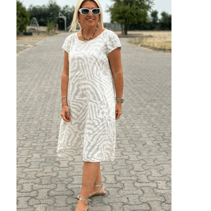 Vestido fluido Solena™ – Stijlvol, Comfortabel y Vakantieproof