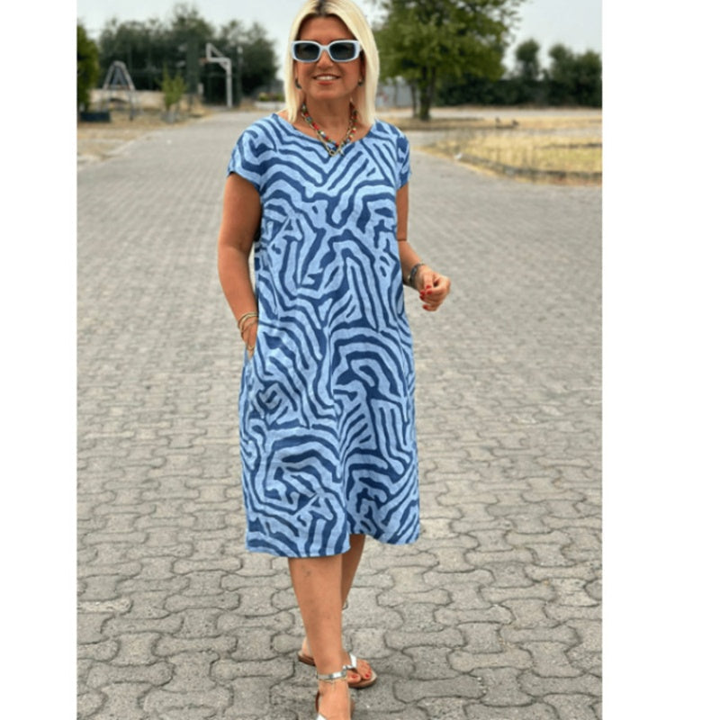 Vestido fluido Solena™ – Stijlvol, Comfortabel y Vakantieproof