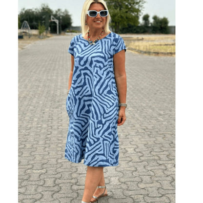 Vestido fluido Solena™ – Stijlvol, Comfortabel y Vakantieproof