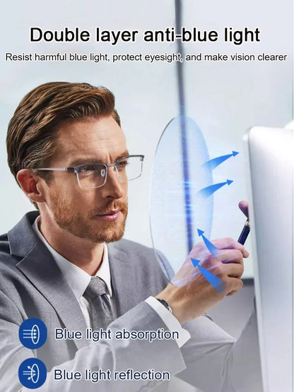 VisioClaro™ Gafas de Lectura Ultraligeras con Filtro de Luz Azul | 1+1 GRATIS