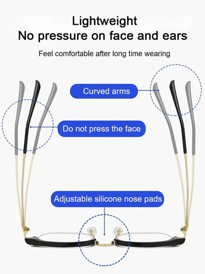 VisioClaro™ Gafas de Lectura Ultraligeras con Filtro de Luz Azul | 1+1 GRATIS
