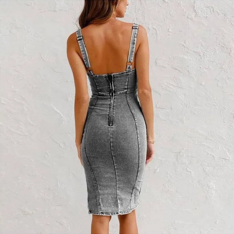 Denivie™ – El vestido vaquero definitivo con elegancia y comodidad