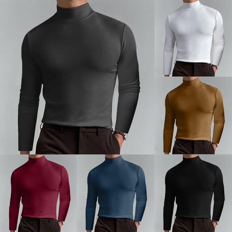 Viresto™ Maglia Uomo Collo Alto Slim Fit