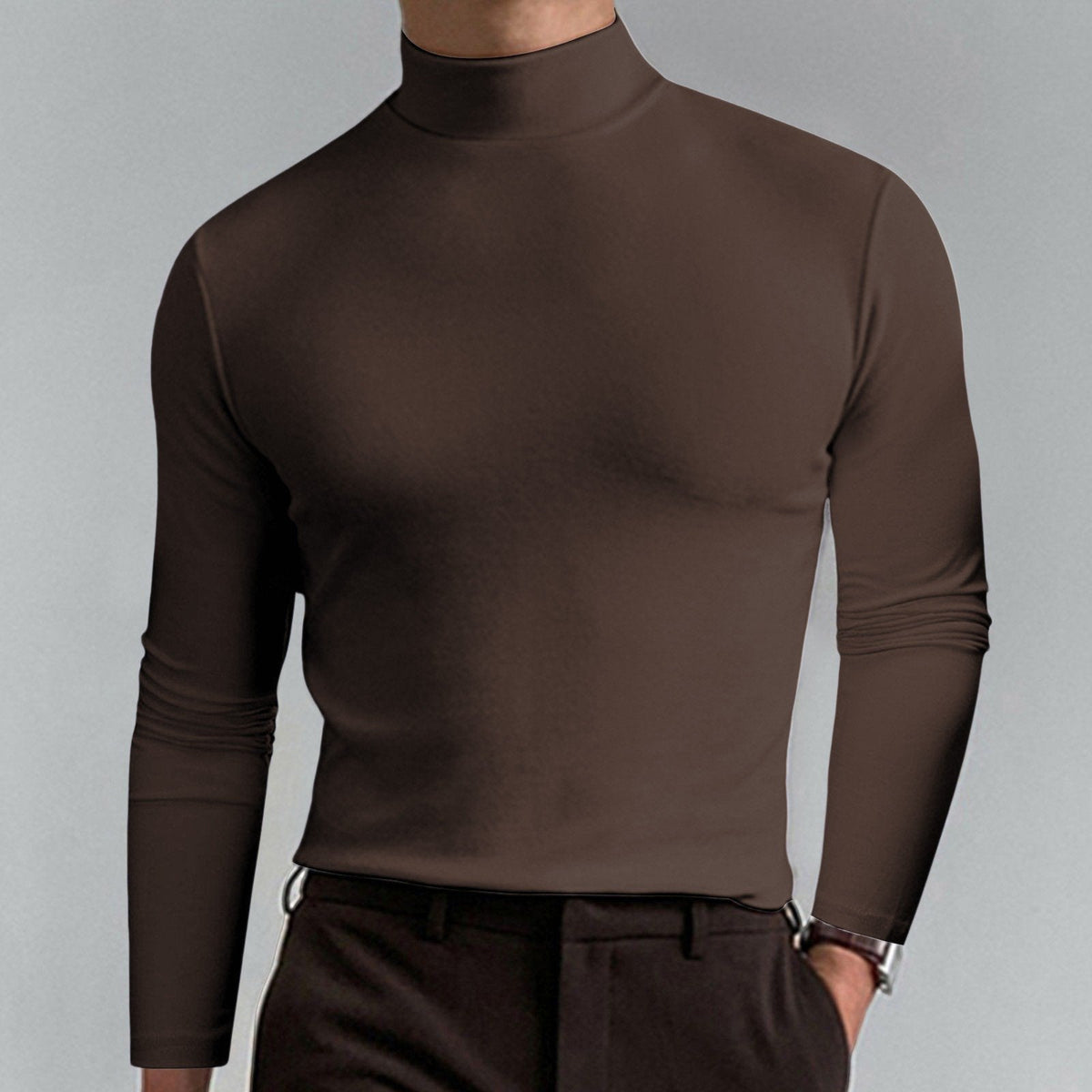 Viresto™ Maglia Uomo Collo Alto Slim Fit