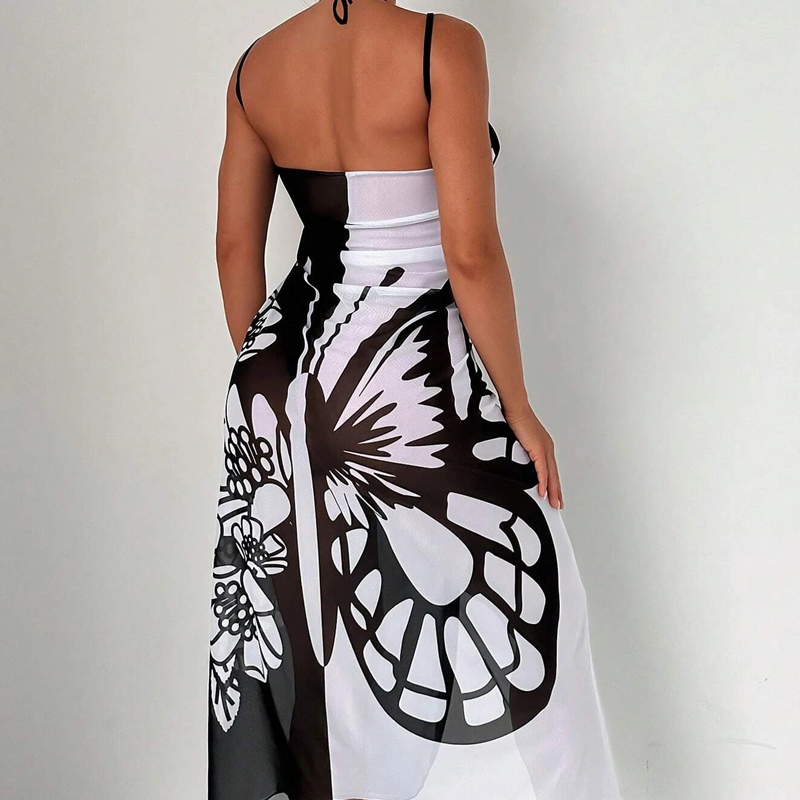 FluturaWrap™ | Elegante Strandjurkje con Vlindereffect