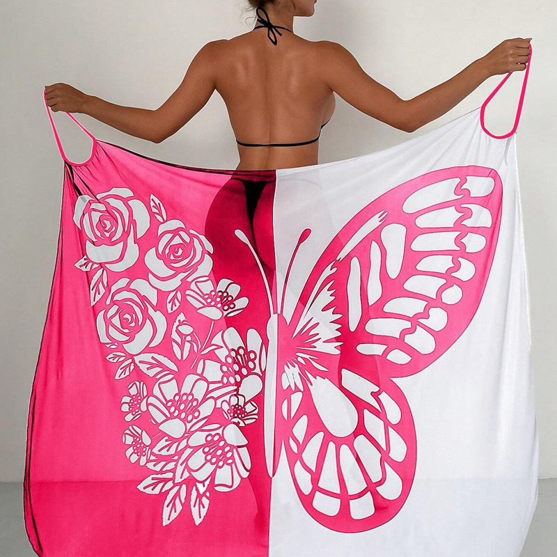 FluturaWrap™ | Elegante Strandjurkje con Vlindereffect