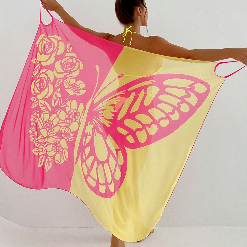 FluturaWrap™ | Elegante Strandjurkje con Vlindereffect