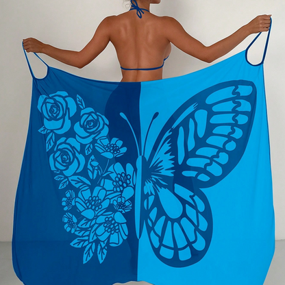FluturaWrap™ | Elegante Strandjurkje con Vlindereffect