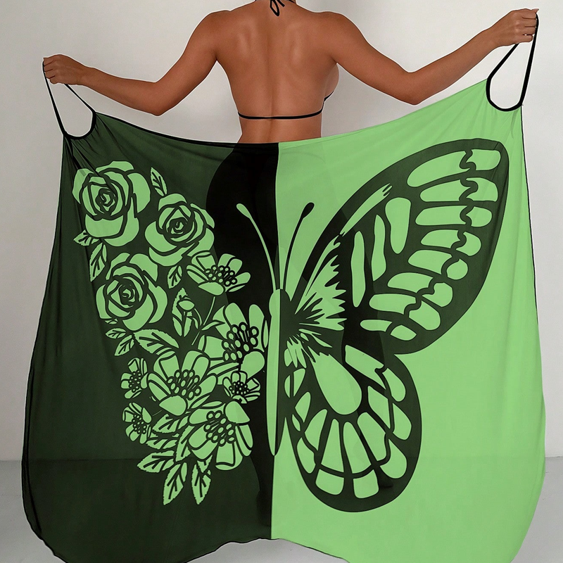 FluturaWrap™ | Elegante Strandjurkje con Vlindereffect
