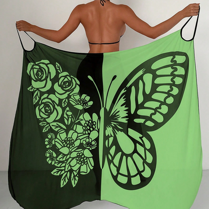 FluturaWrap™ | Elegante Strandjurkje con Vlindereffect