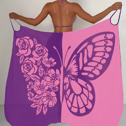 FluturaWrap™ | Elegante Strandjurkje con Vlindereffect