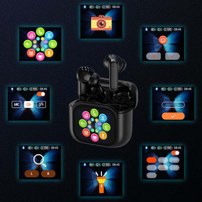 AuraSonic: Gli auricolari intelligenti con display touch e audio HD
