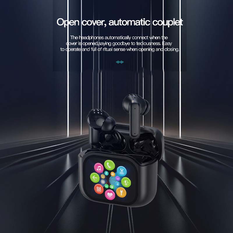 AuraSonic: Gli auricolari intelligenti con display touch e audio HD