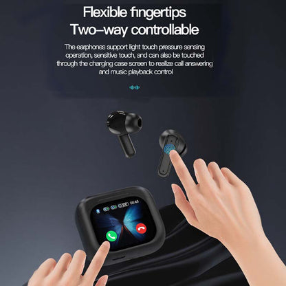 AuraSonic: Gli auricolari intelligenti con display touch e audio HD