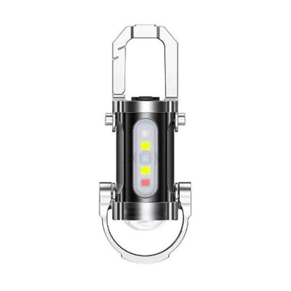 LumiKey™ – Minilinterna Superbrillante 1200 Lúmenes, Compacta y Multifuncional