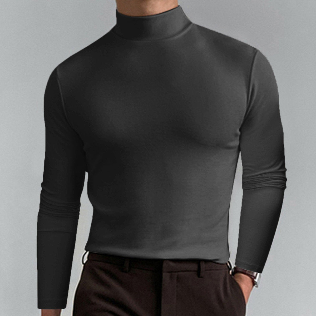 Vellion™ – Maglia dolcevita da uomo, confort cotidiano