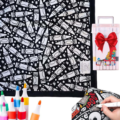 ArtSnuggle™ Color-Your-Own Blanket – Creativity Meets Comfort
