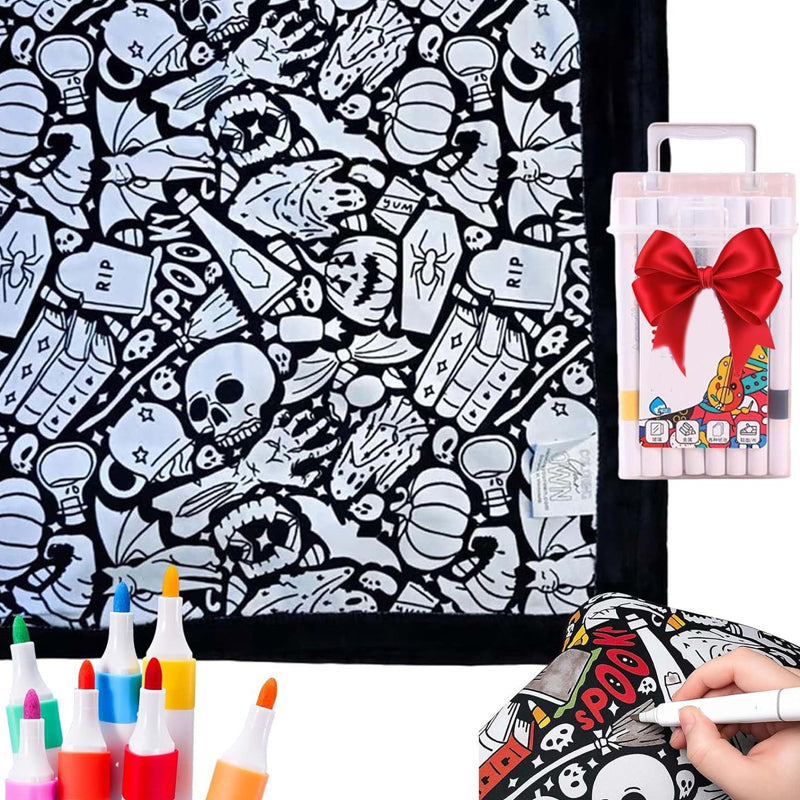 ArtSnuggle™ Color-Your-Own Blanket – Creativity Meets Comfort