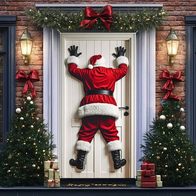 FestivaFront™ Christmas Welcome Banner – Bring warmth and atmosphere to any entrance