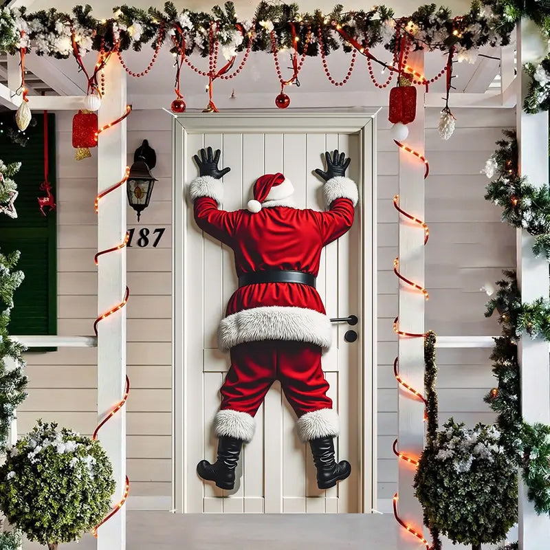 FestivaFront™ Christmas Welcome Banner – Bring warmth and atmosphere to any entrance