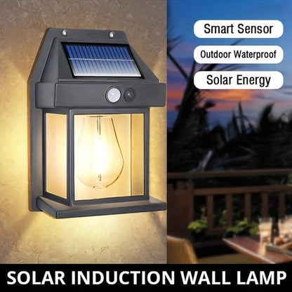 Solarynix™ – Lampada da Parete Solare Intelligente per Esterni