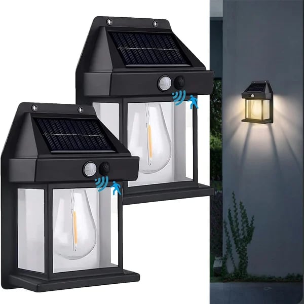 Solarynix™ – Lampada da Parete Solare Intelligente per Esterni