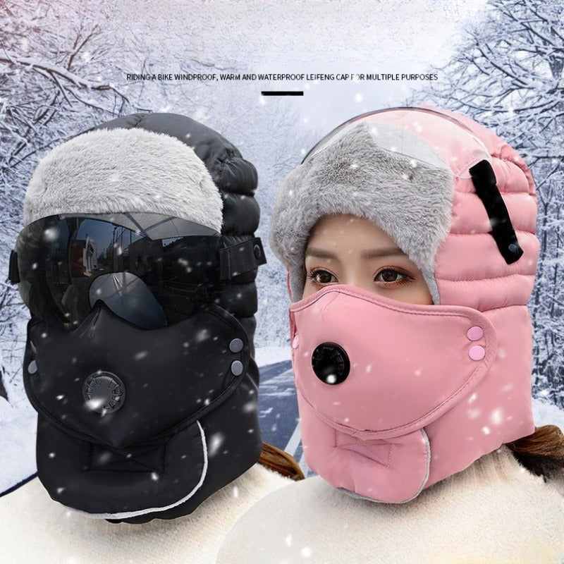 Ventrovia™ – Cappello Termico con Maschera Rimovibile e Protezione Antivento
