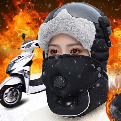 Ventrovia™ – Cappello Termico con Maschera Rimovibile e Protezione Antivento