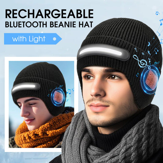 Aurivex™ – Beanie con Luce LED e Audio Bluetooth Integrato