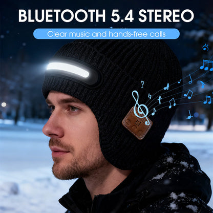 Aurivex™ – Gorro con luz LED y audio Bluetooth integrado