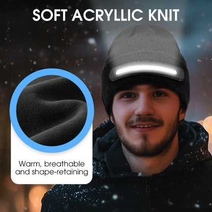 Aurivex™ – Gorro con luz LED y audio Bluetooth integrado