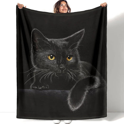 Nerivelle™ Coperta Decorativa Gato Negro