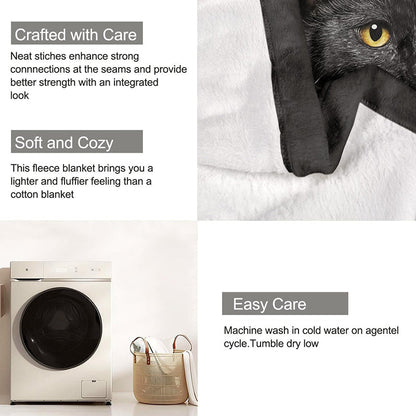Nerivelle™ Coperta Decorativa Gato Negro
